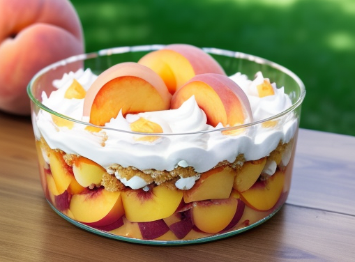 close up of peach oonagability triffeliz
